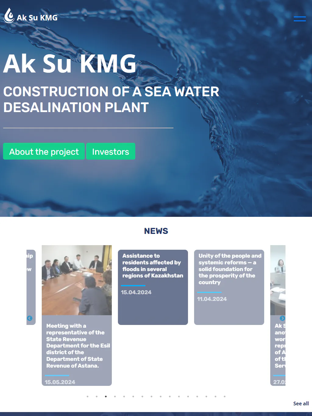 aksukmg.kz — версия для планшета